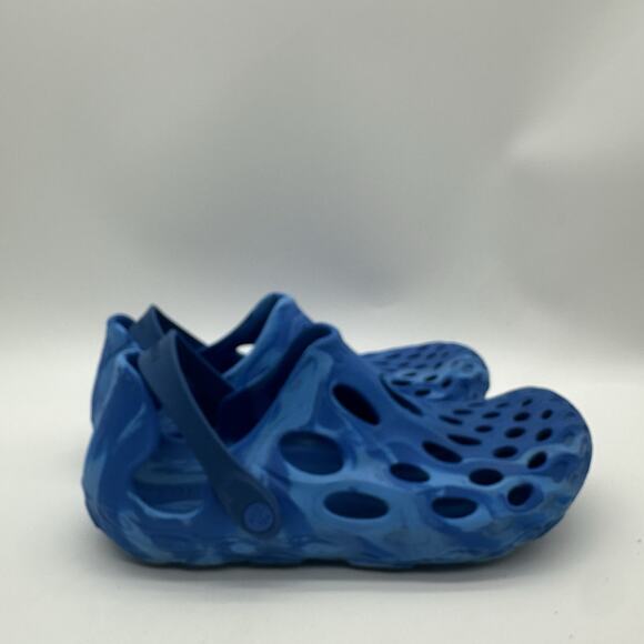 Mens Size 8 Merrell Hydro Moc 8 Blue Tie-Dye Lightweight Breathable Slip On Clog - Picture 1 of 9